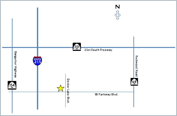 Map to Franklin Covey Offices